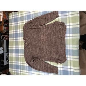 Women's Scoop Neck Sweater in Brown